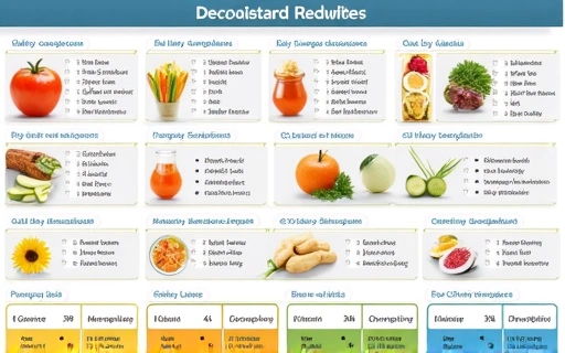 Gráfico de evaluación nutricional mostrando diferentes parámetros de salud y bienestar.